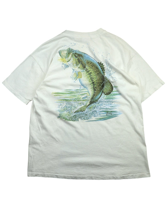 90's AL AGNEW Blackbass Back Print T-Shirt