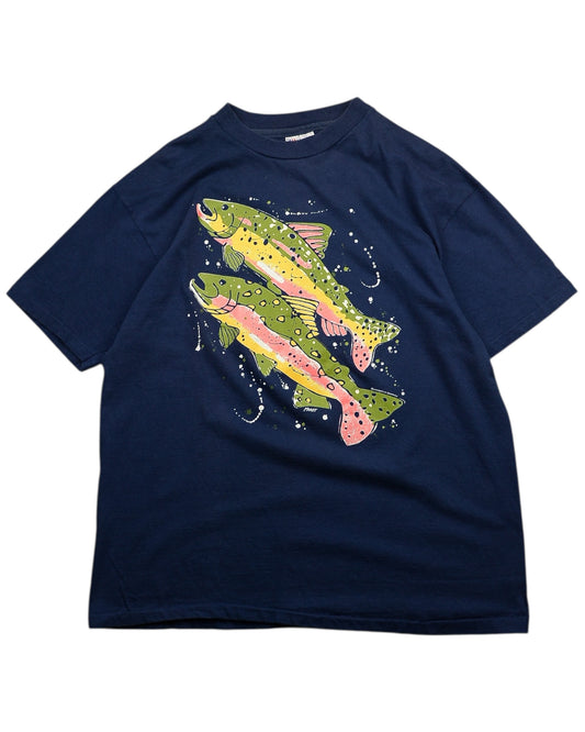 90's Harborside Graphics Fish Art T-Shirt
