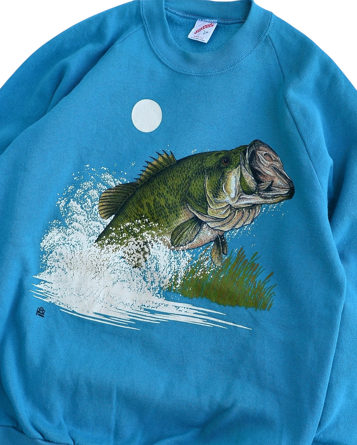 90's Blackbass Print Sweat