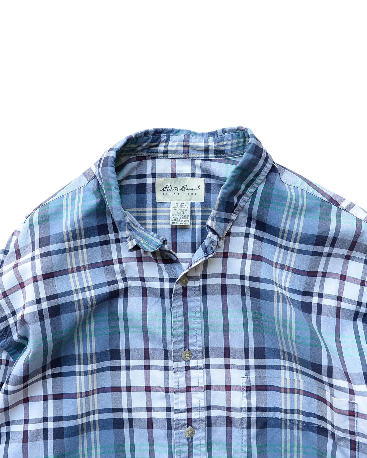 Eddie Bauer / 90's Cotton Check Shirt