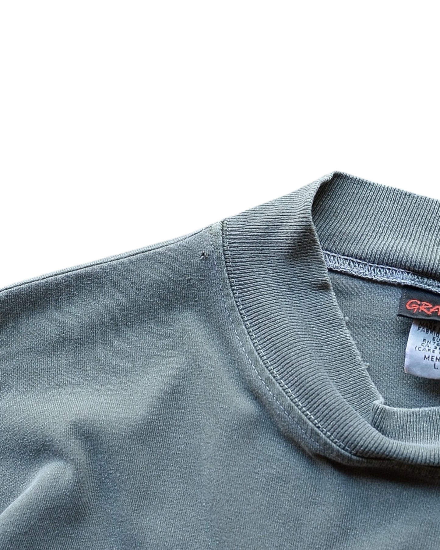 GRAMICCI / 90's Moc Neck L/S Print T-Shirt