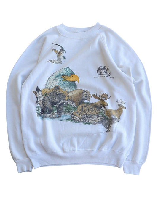 Bass Pro Shops / 80's Animal Print Sweat