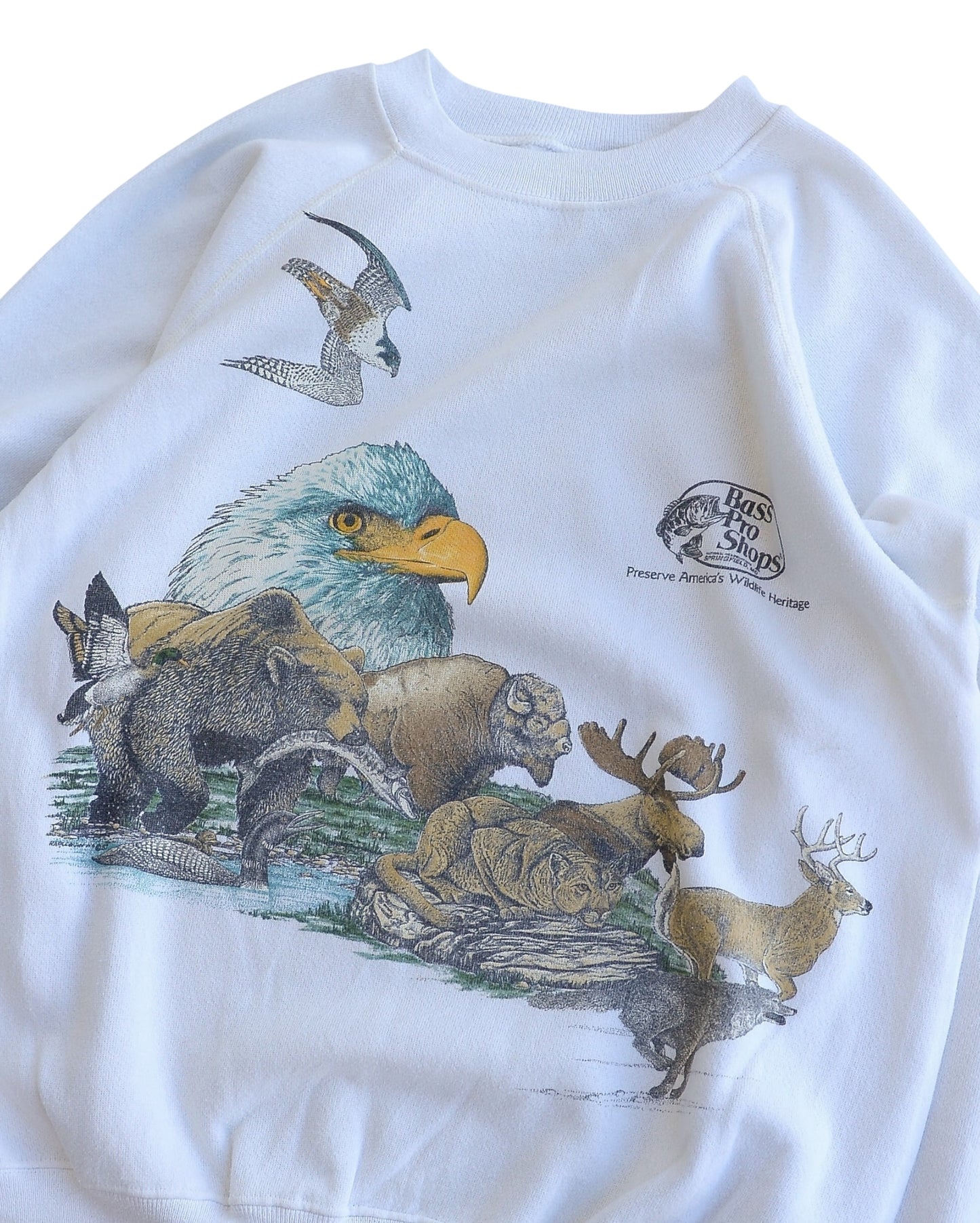 Bass Pro Shops / 80's Animal Print Sweat