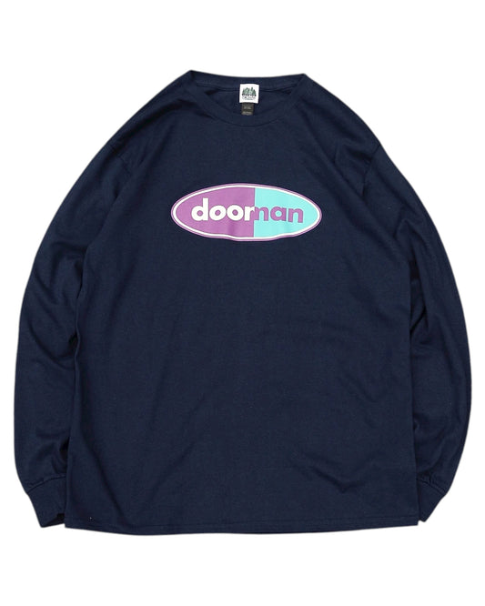 doorman store / Max Logo L/S T-Shirt (NAVY)