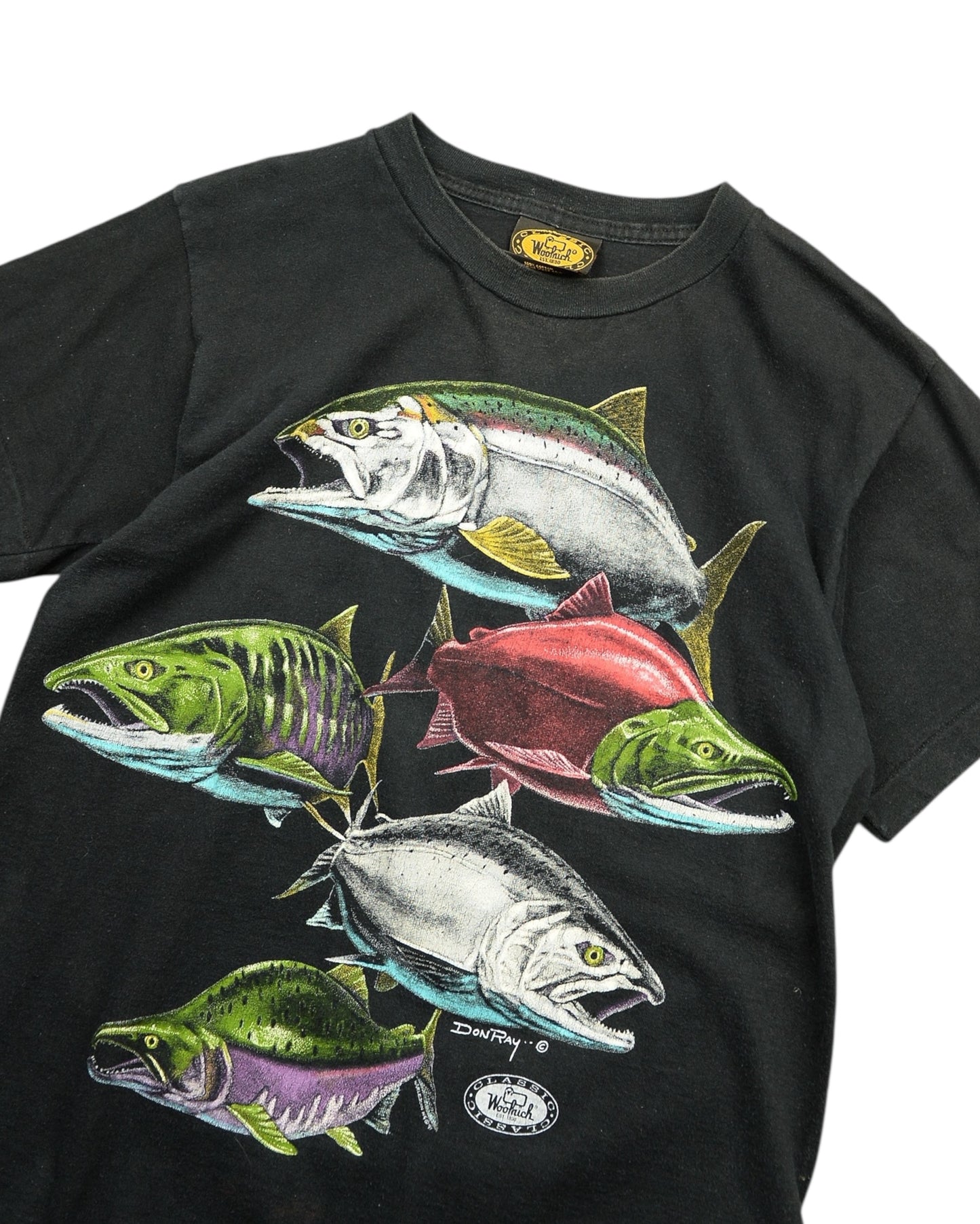 Woolrich / DONRAY Fish Art Print T-Shirt