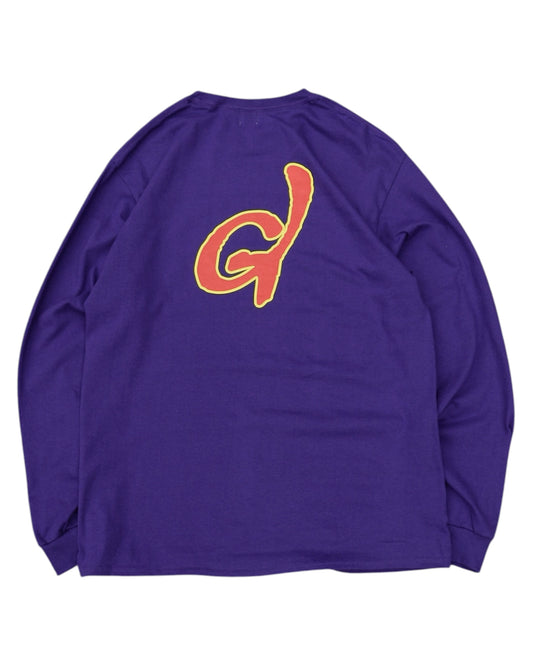 doorman store / doormicci L/S T-Shirt (PURPLE)