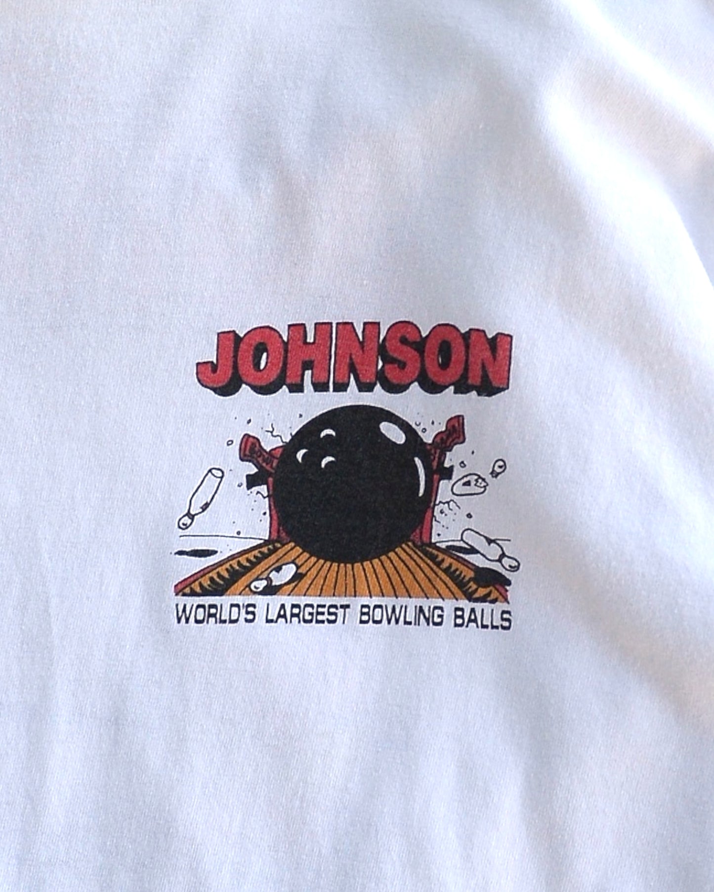 90's BIG JOHNSON T-Shirt "BOWLING BALLS"