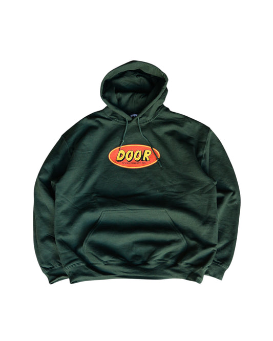doorman store / DOOR Logo Sweat Parka (GREEN)