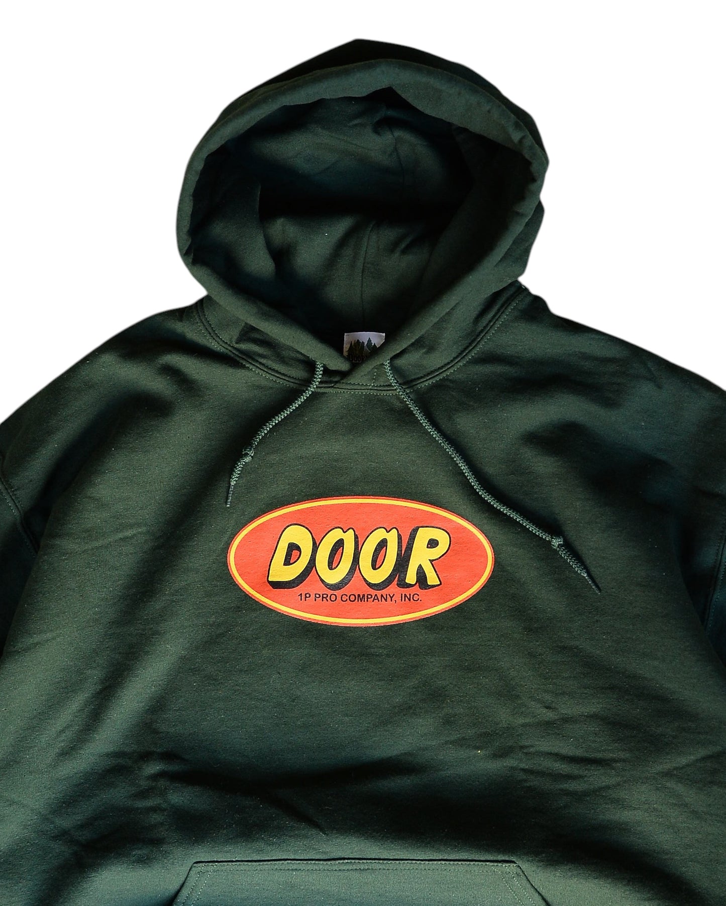 doorman store / DOOR Logo Sweat Parka (GREEN)