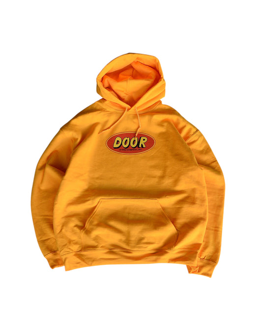 doorman store / DOOR Logo Sweat Parka (YELLOW)