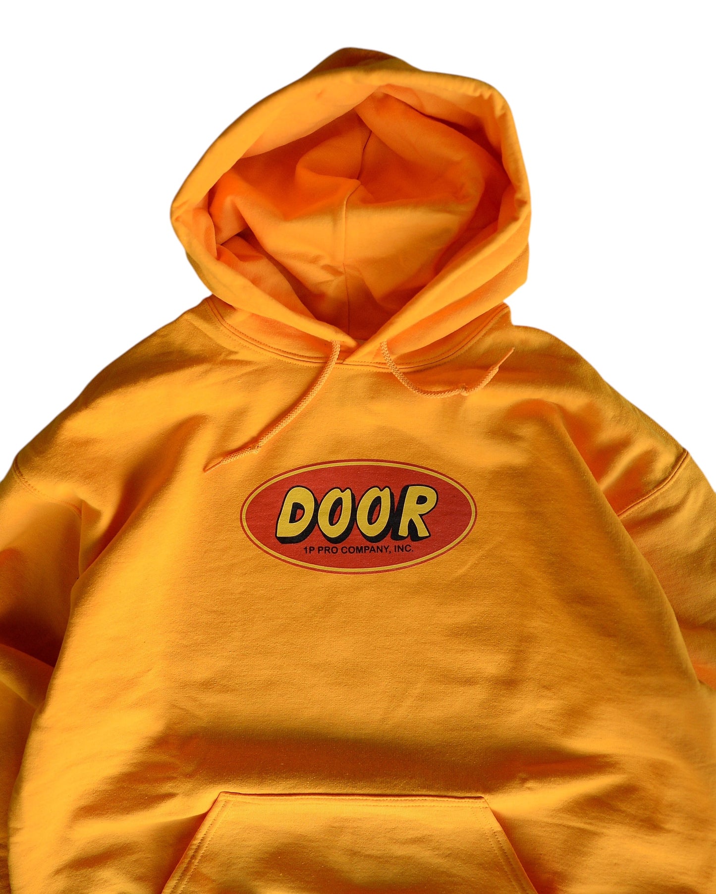 doorman store / DOOR Logo Sweat Parka (YELLOW)