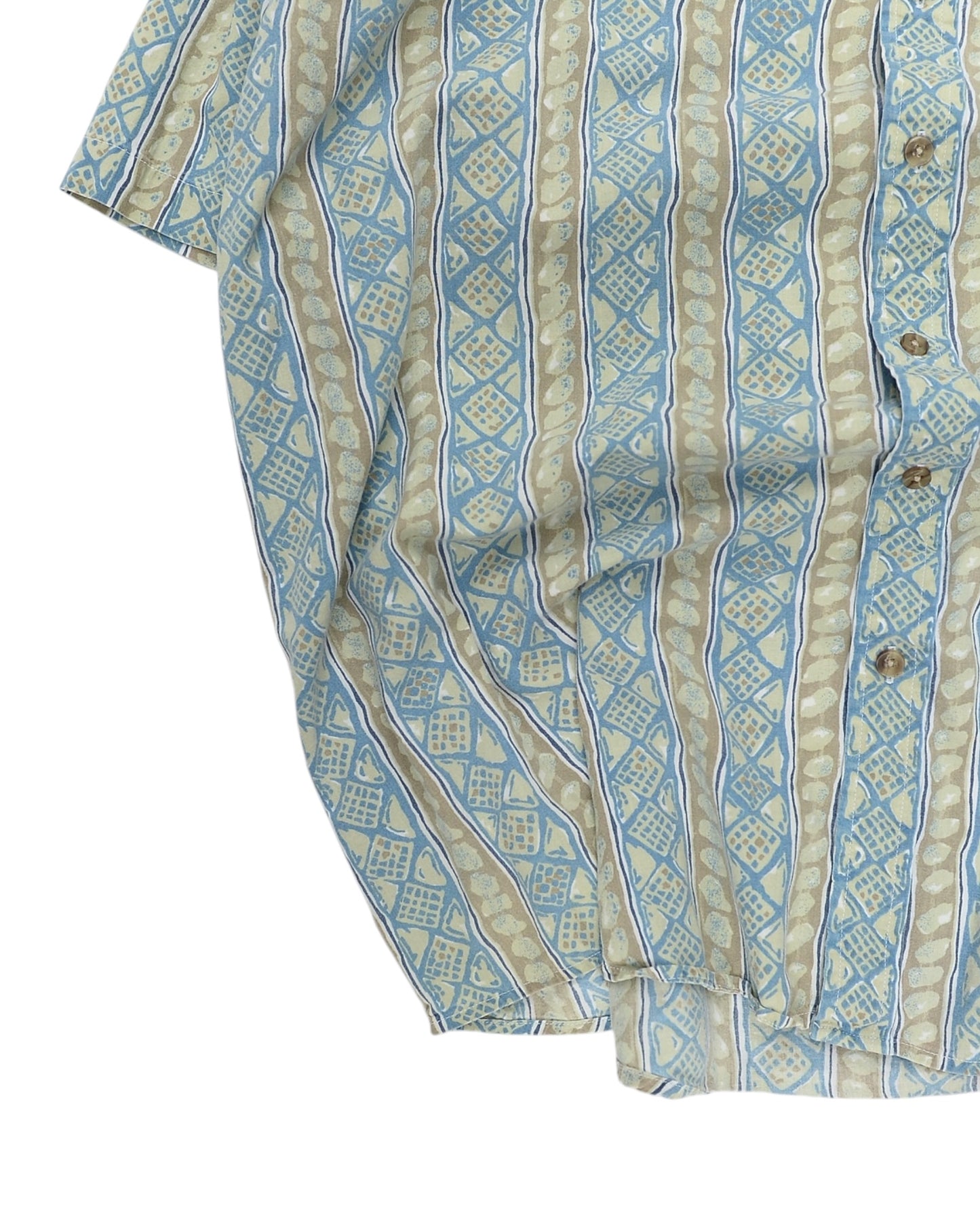 L.L.Bean / 90's Patterned S/S Shirt