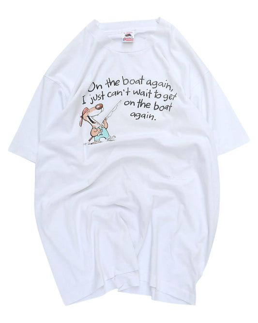 Shoebox Greetings / "On the boat again" T-Shirt