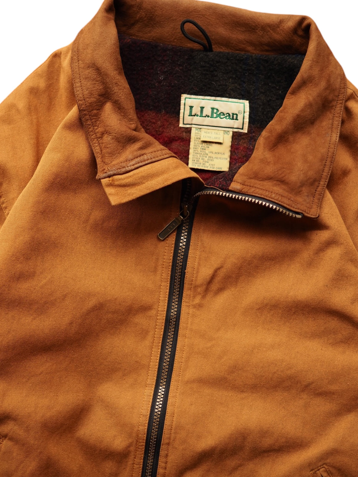 L.L.Bean / 90's Wool Lined Cotton Canvas Jacket