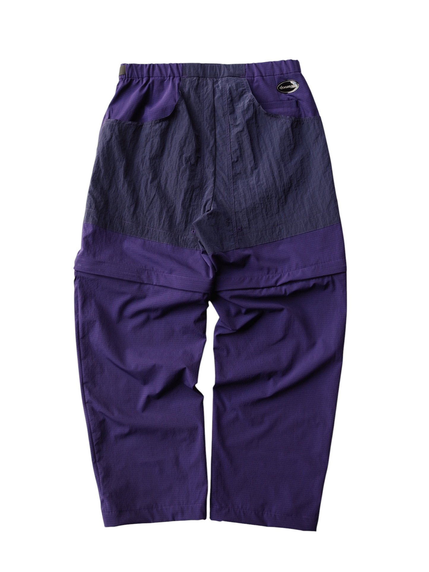 doorman store / Nylon Mesh Convertible Pants (Purple)