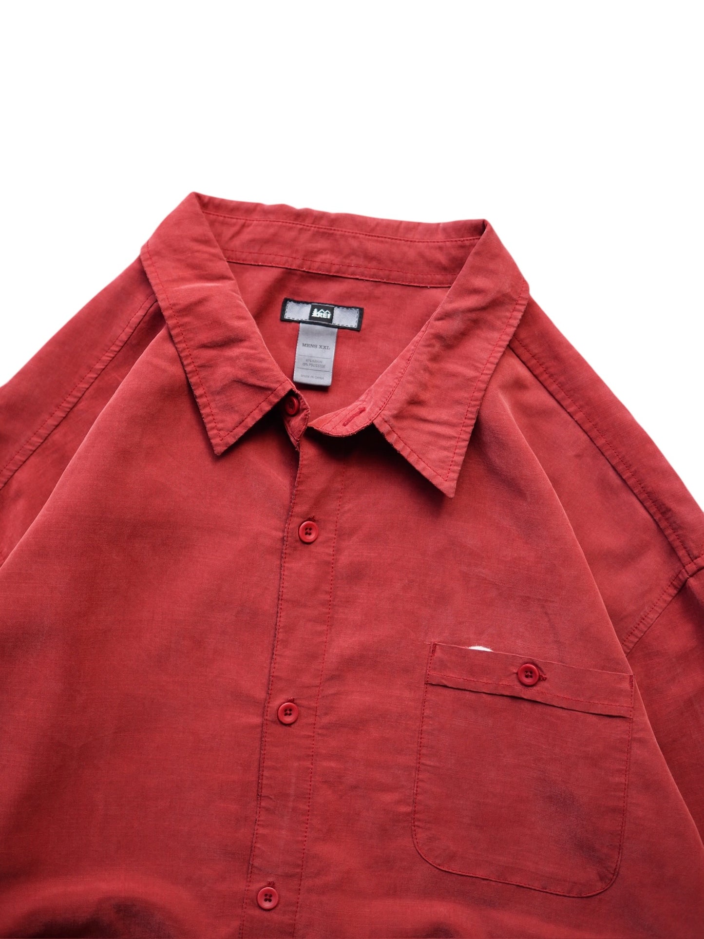 REI / Rayon/Polyester Shirt (Red)