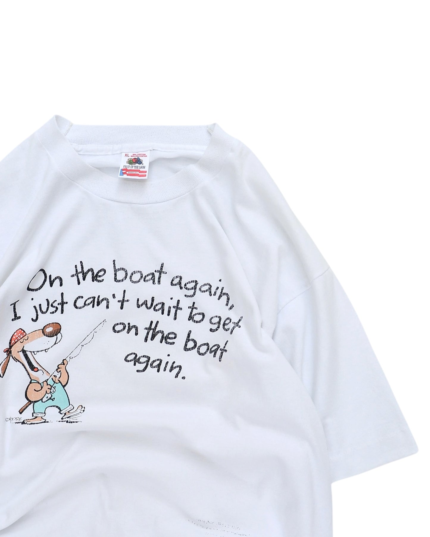 Shoebox Greetings / "On the boat again" T-Shirt