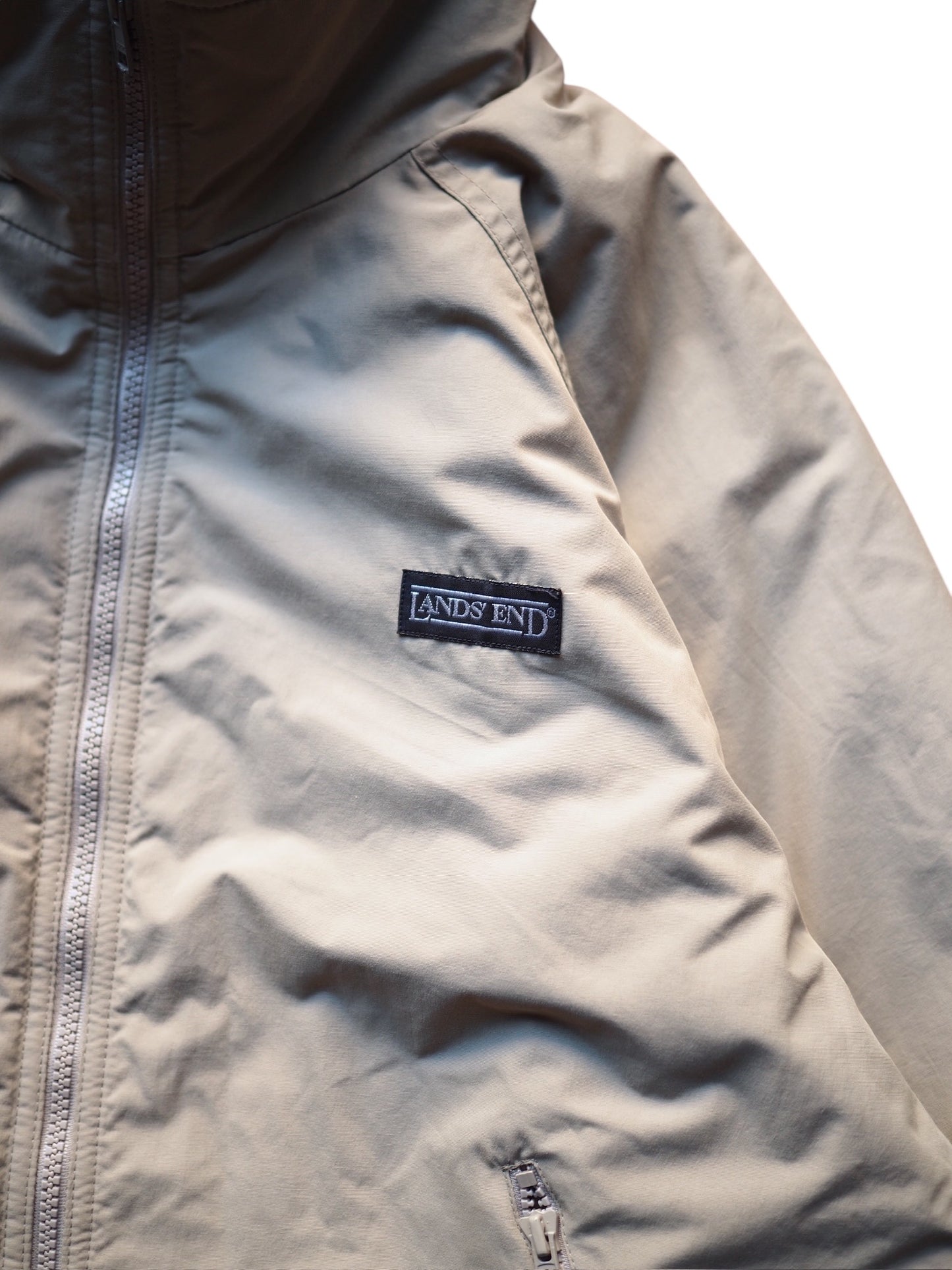 LANDS' END / Fleece Lined Nylon Jacket