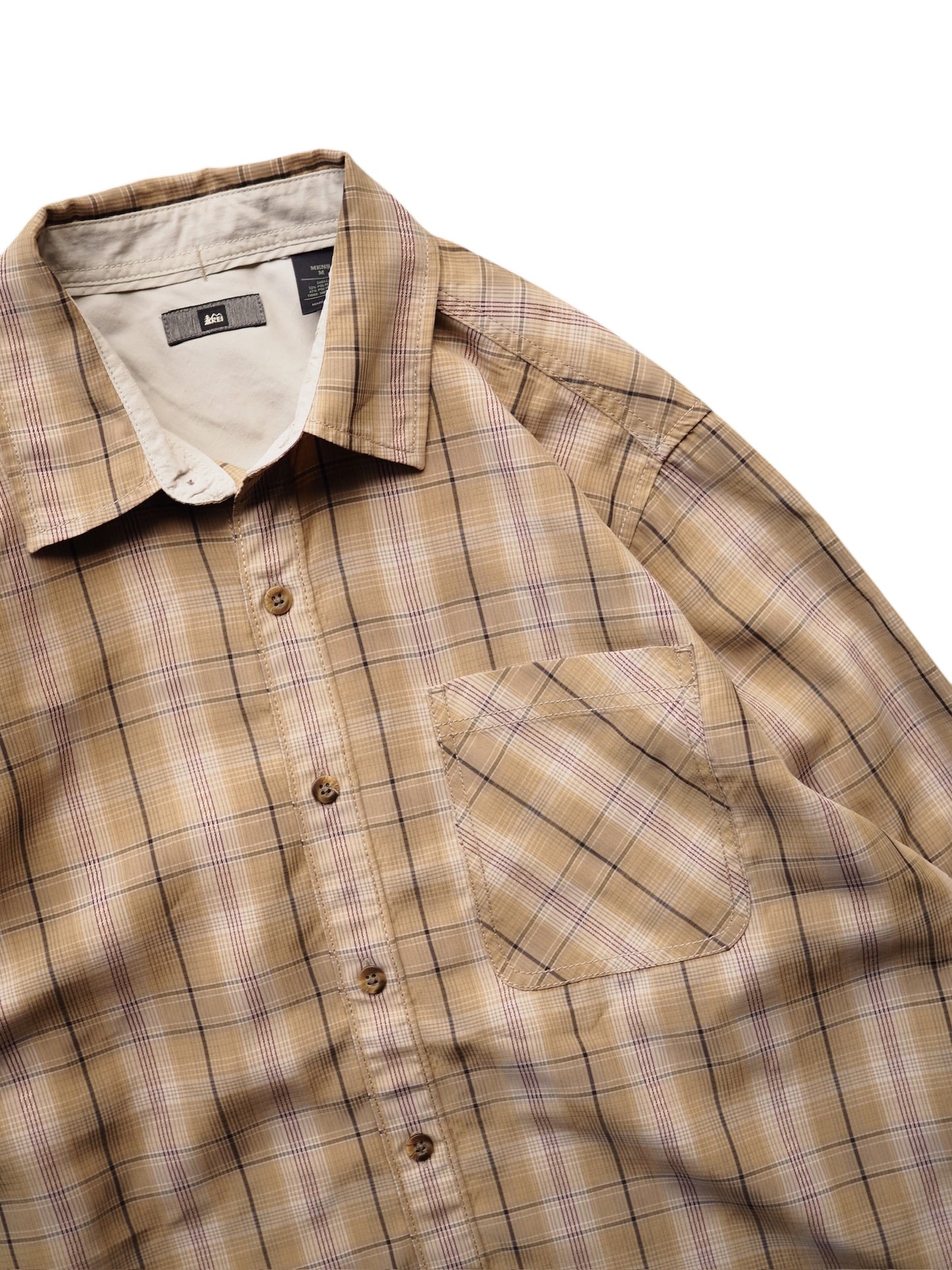 REI / Polyester/Polynosic Check Shirt