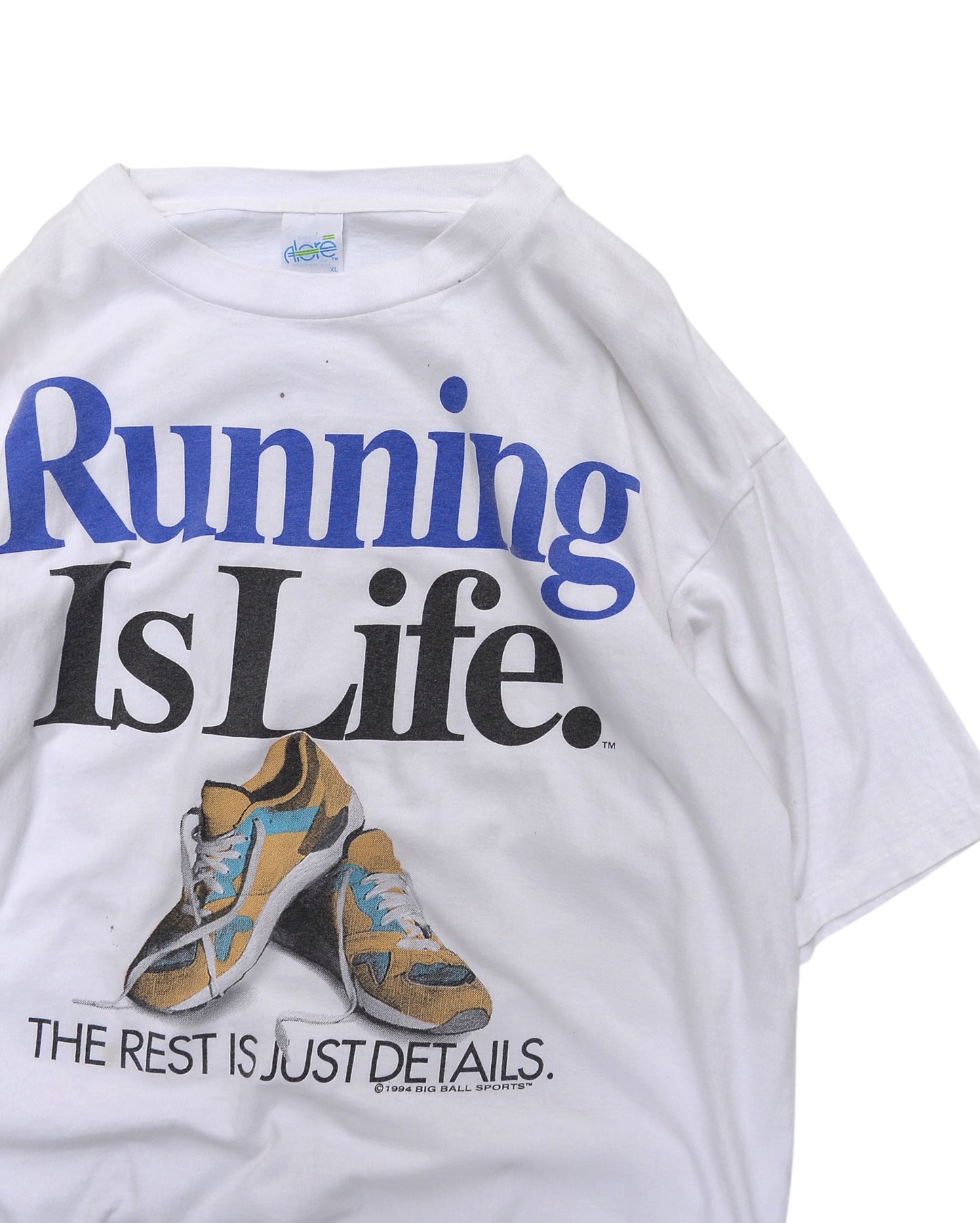 BIG BALL SPORTS / "Running Is Life" T-Shirt