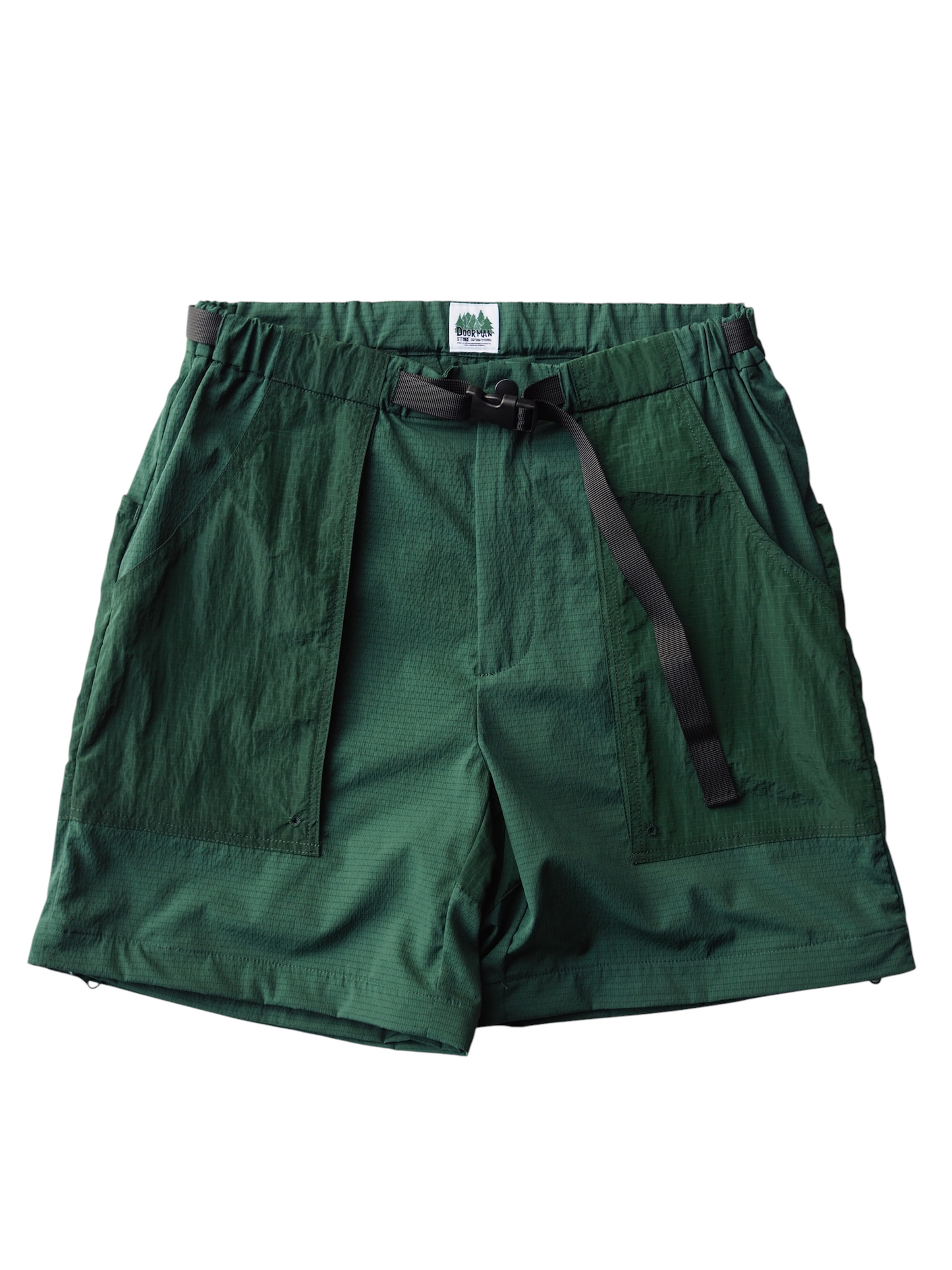 doorman store / Nylon Mesh Convertible Pants (Green)