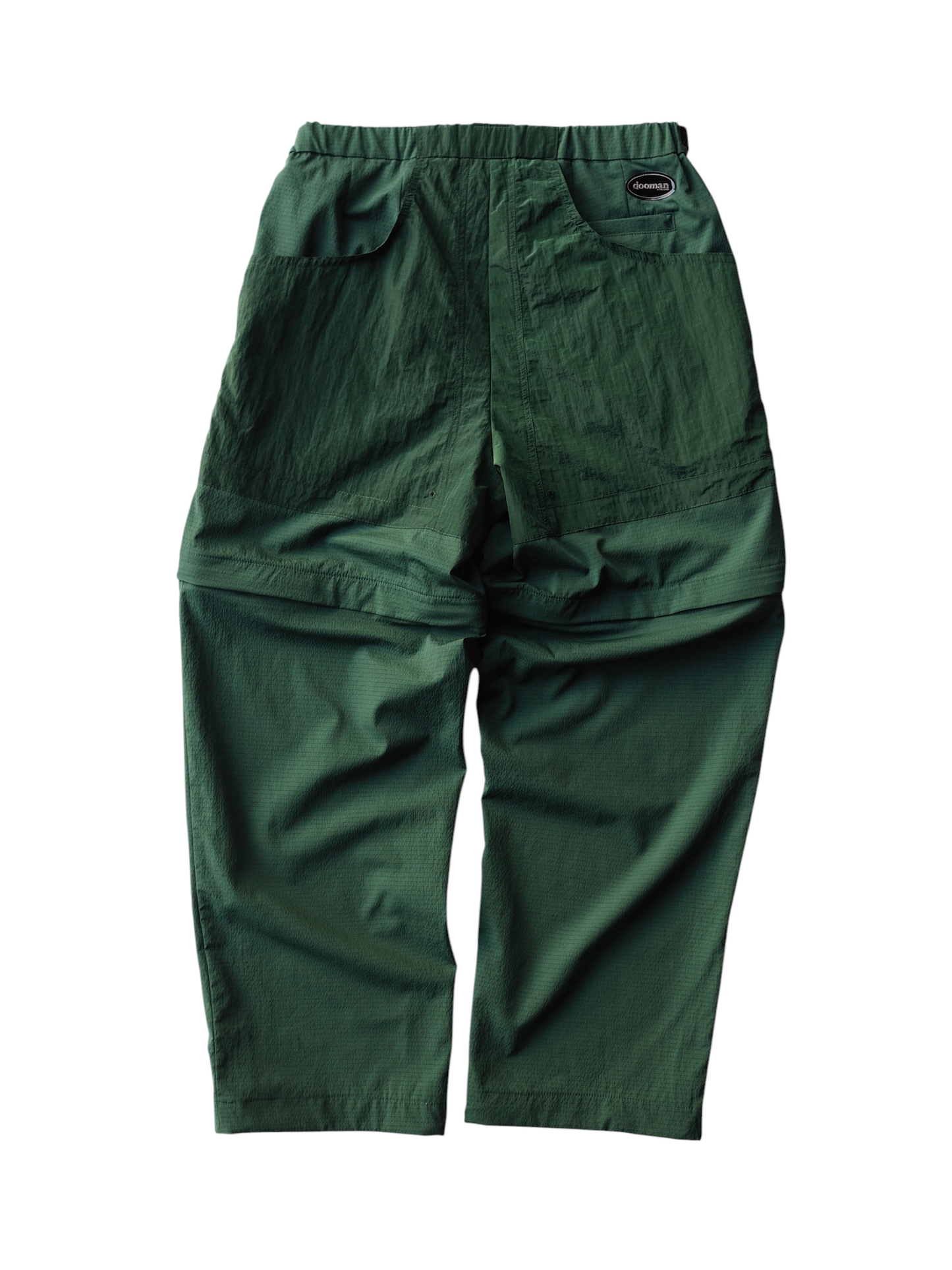 doorman store / Nylon Mesh Convertible Pants (Green)