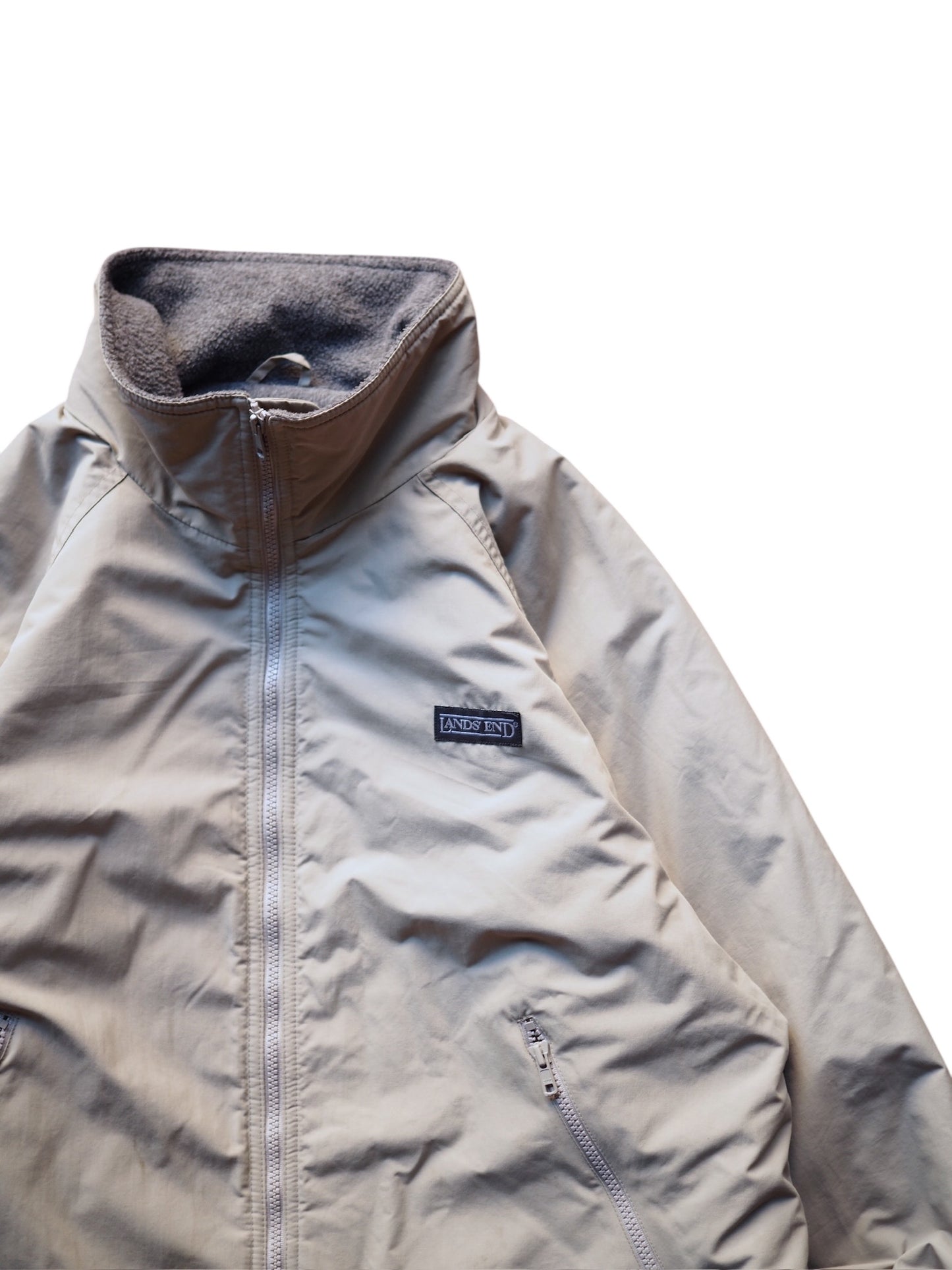 LANDS' END / Fleece Lined Nylon Jacket