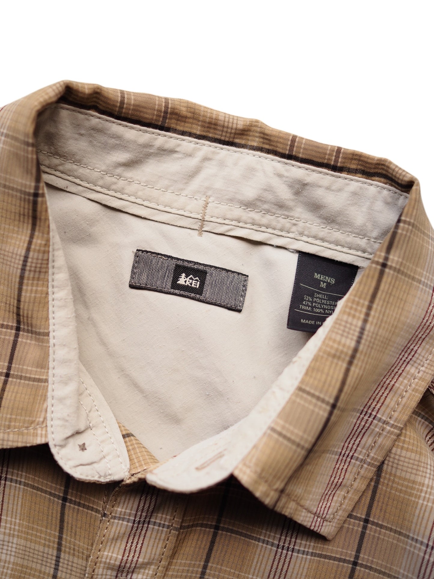 REI / Polyester/Polynosic Check Shirt