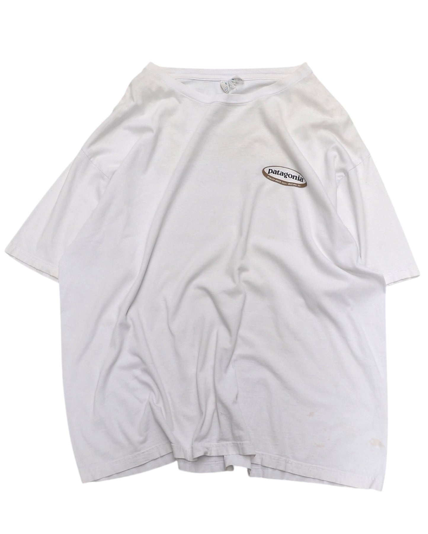 Patagonia / 90's Beneficial T's Oval Logo T-Shirt