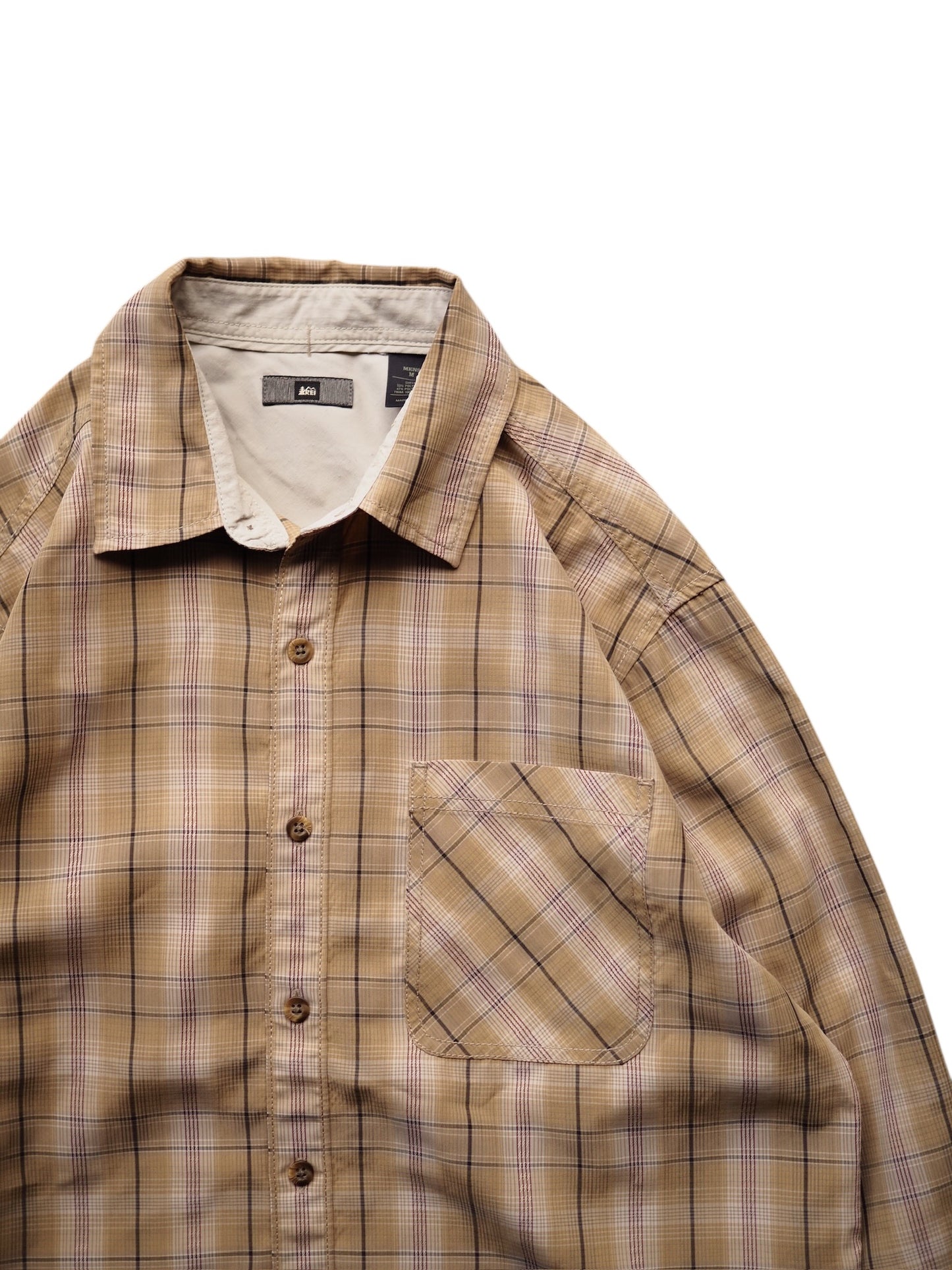 REI / Polyester/Polynosic Check Shirt