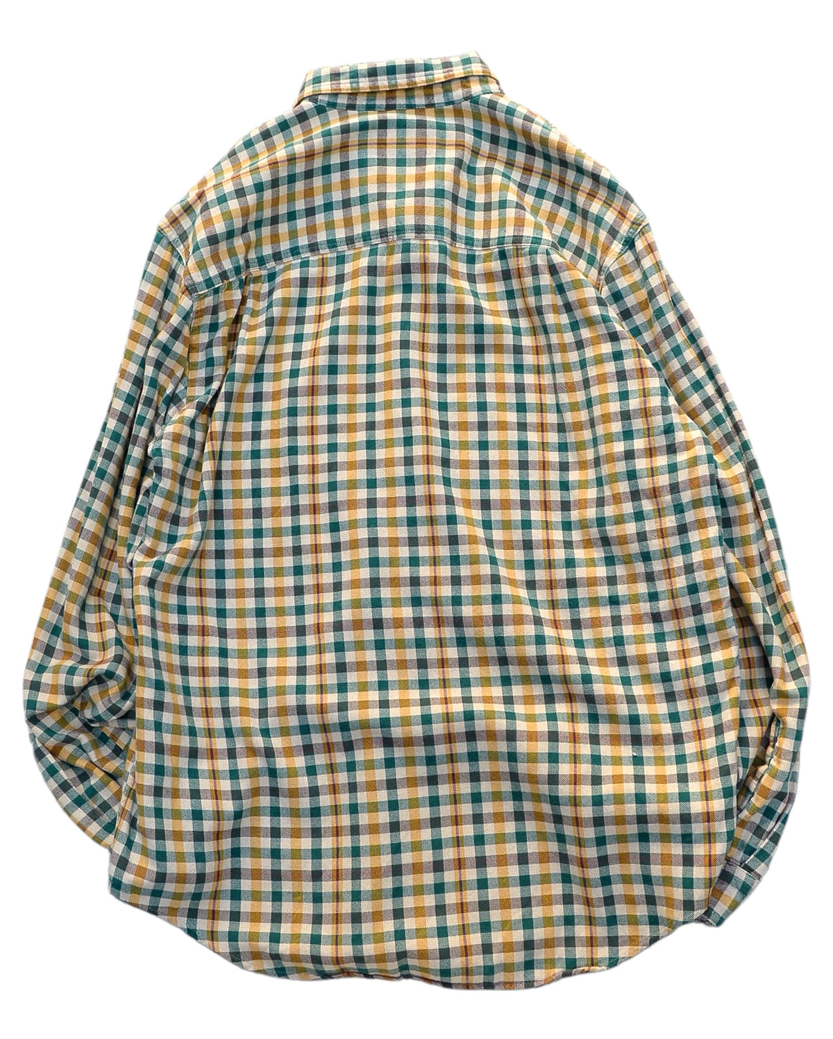 Eddie Bauer / 90's Check Flannel B.D Shirt
