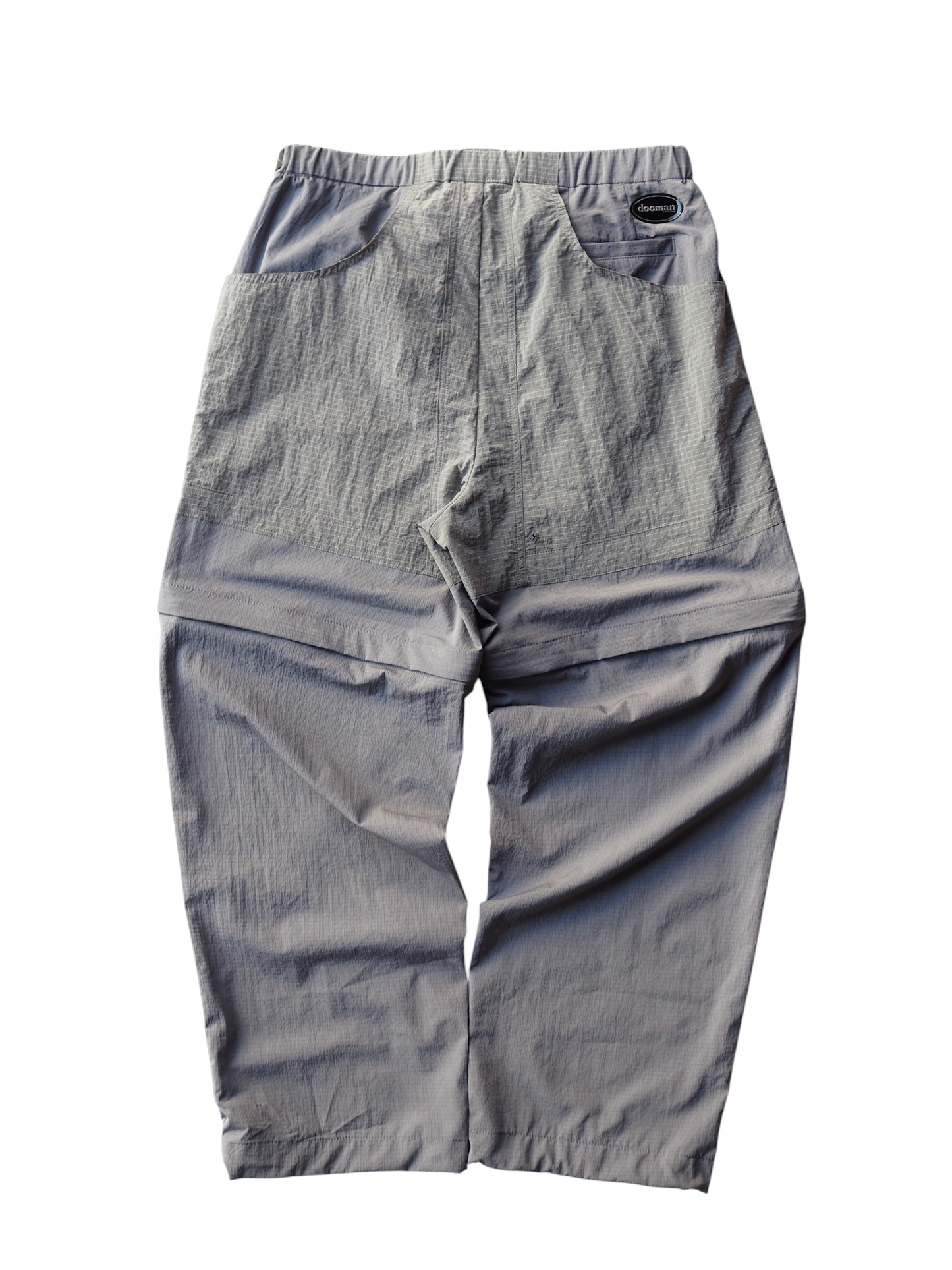doorman store / Nylon Mesh Convertible Pants (Grey)