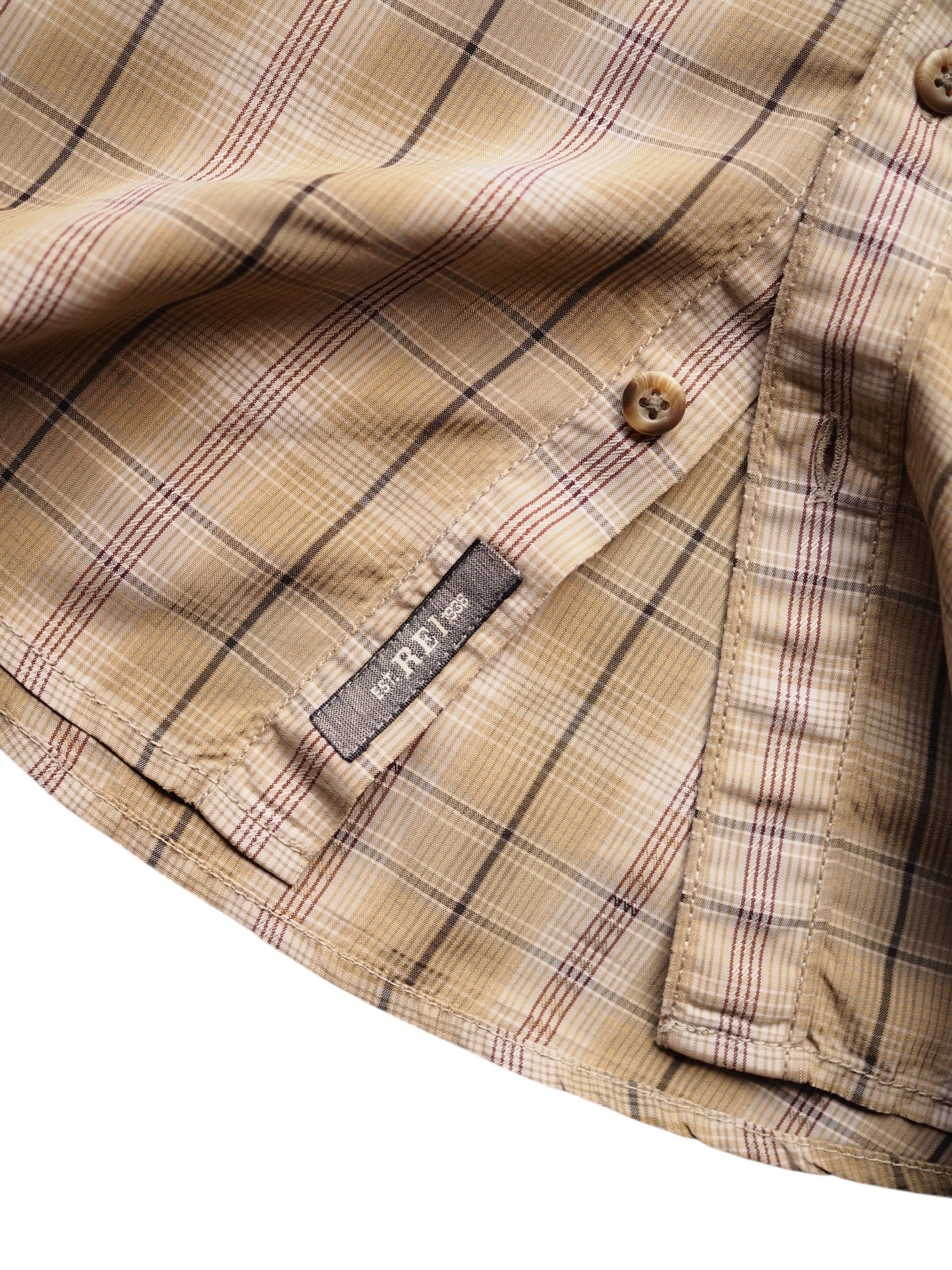 REI / Polyester/Polynosic Check Shirt