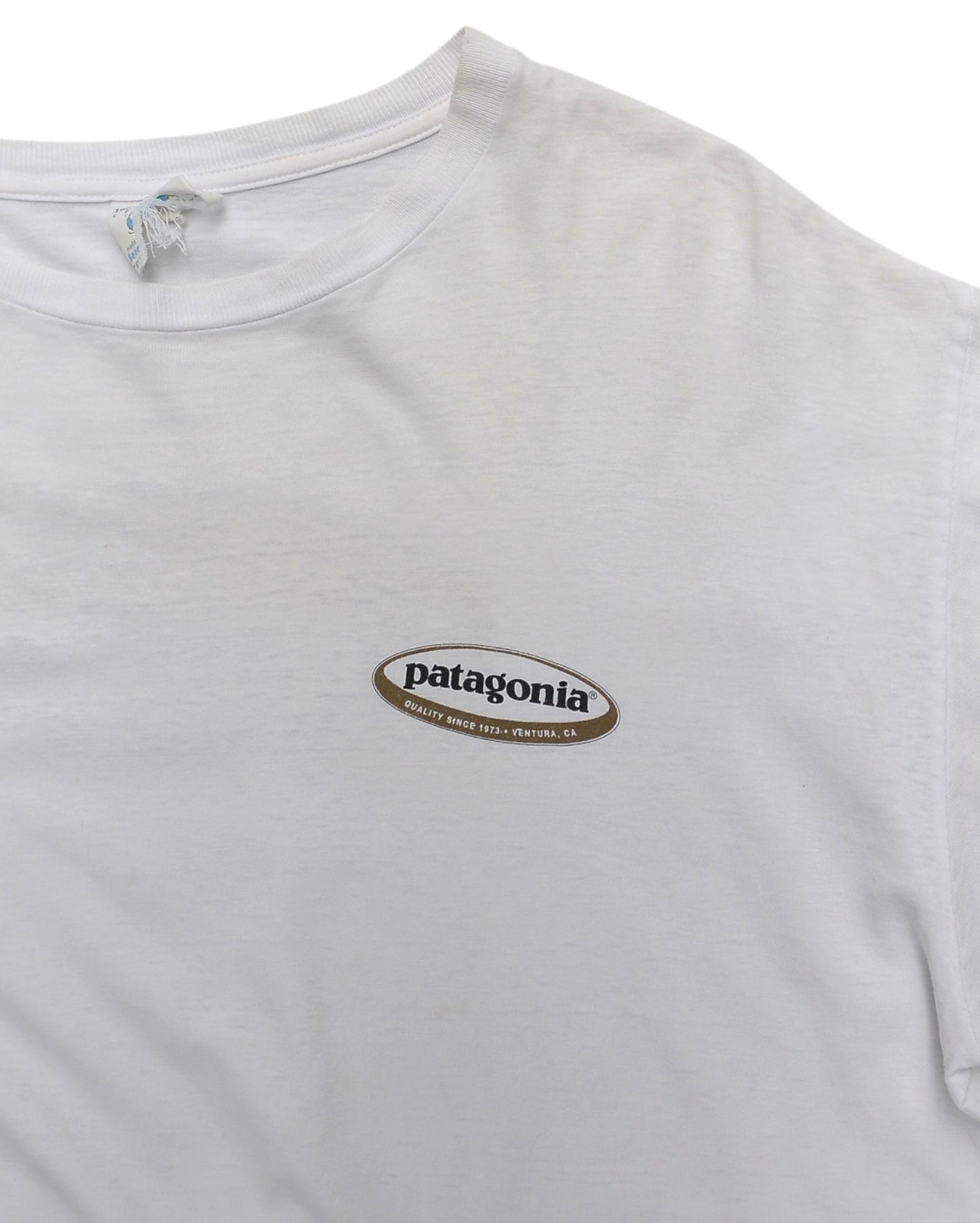 Patagonia / 90's Beneficial T's Oval Logo T-Shirt
