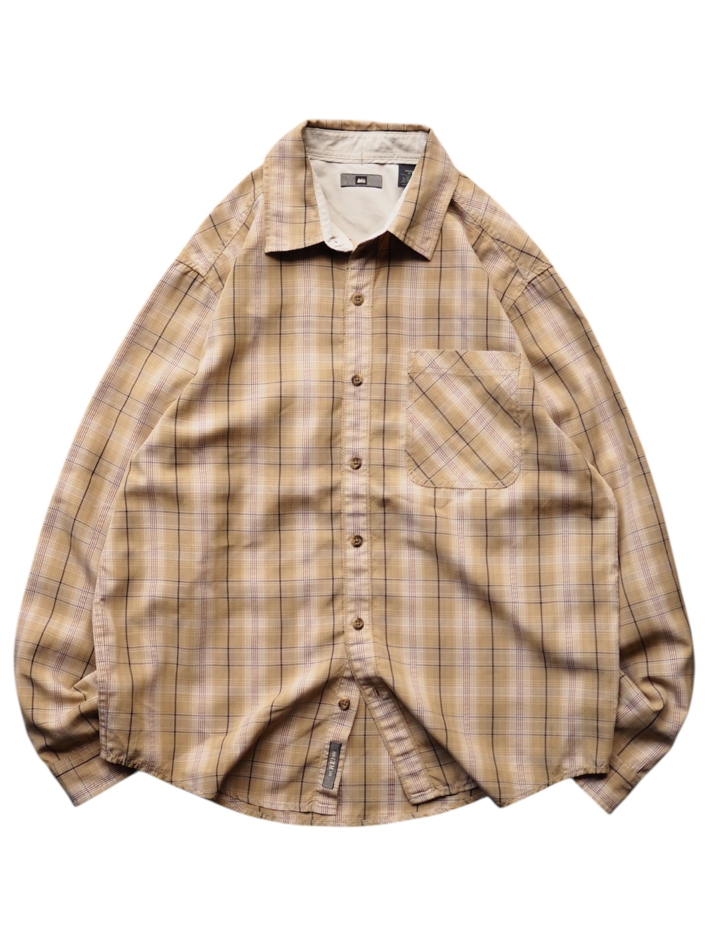 REI / Polyester/Polynosic Check Shirt