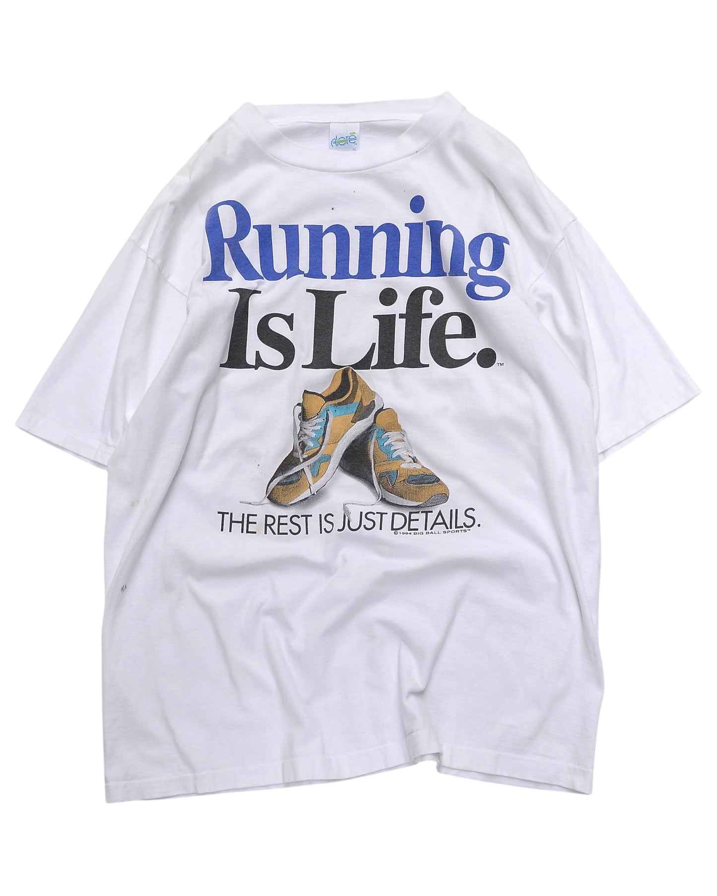 BIG BALL SPORTS / "Running Is Life" T-Shirt