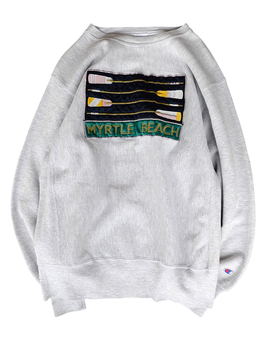 Champion / 90's Reverse Weave Sweat "MYRTLE BEACH"