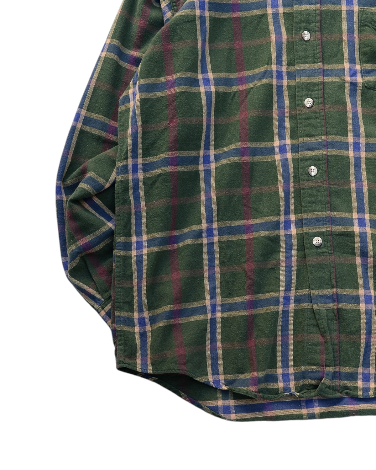 REI / 80's Plaid Check B.D Shirt
