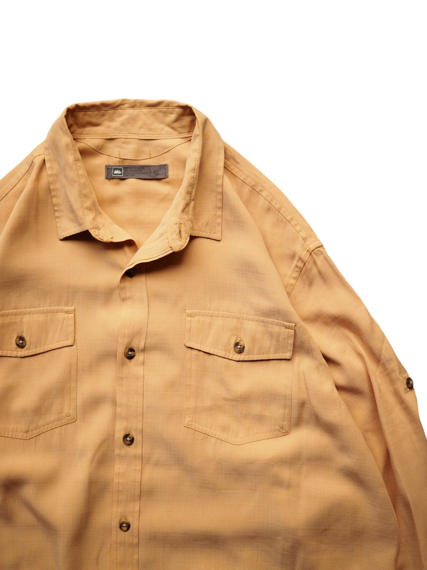 REI / Rayon/Polyester Shirt (Yellow)