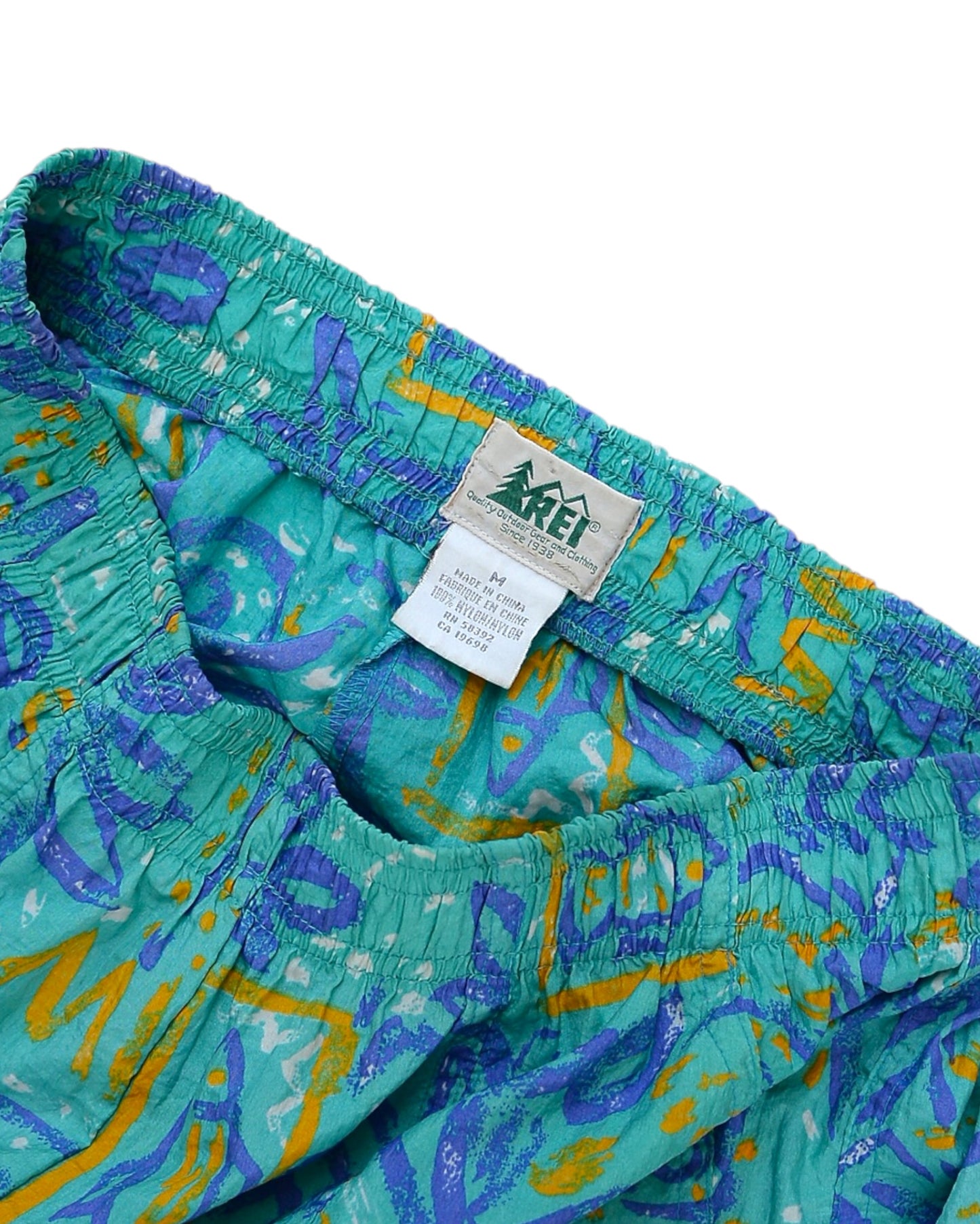 REI / Patterned Nylon Shorts