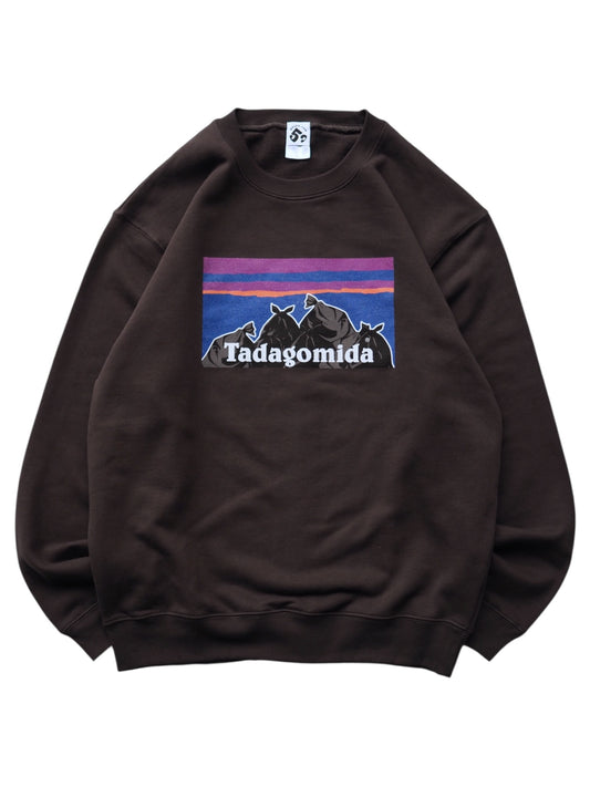 gojyu-san / "Tadagomida" Sweat (Smoky Black)