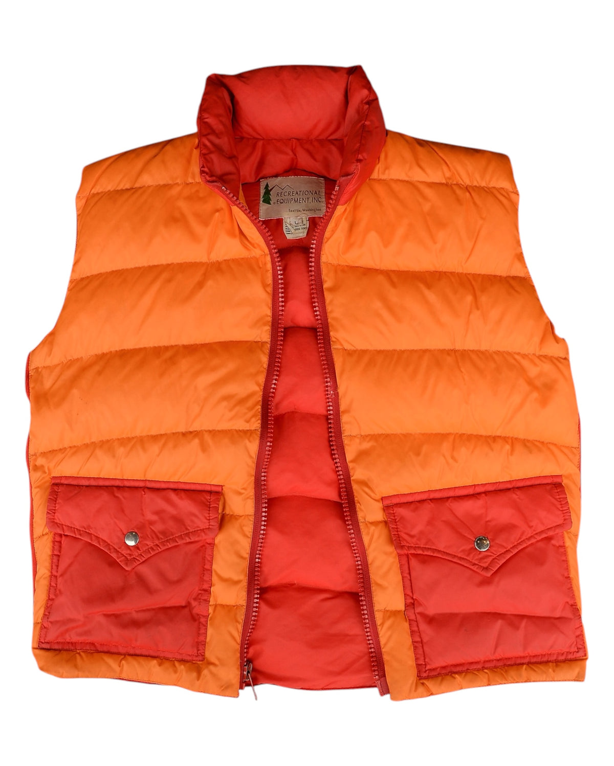 REI / 70's Switch Pattern Down Vest