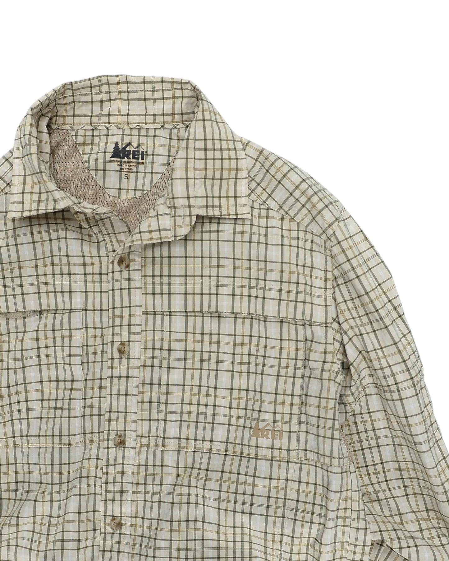 REI / Polyester Check L/S Shirt