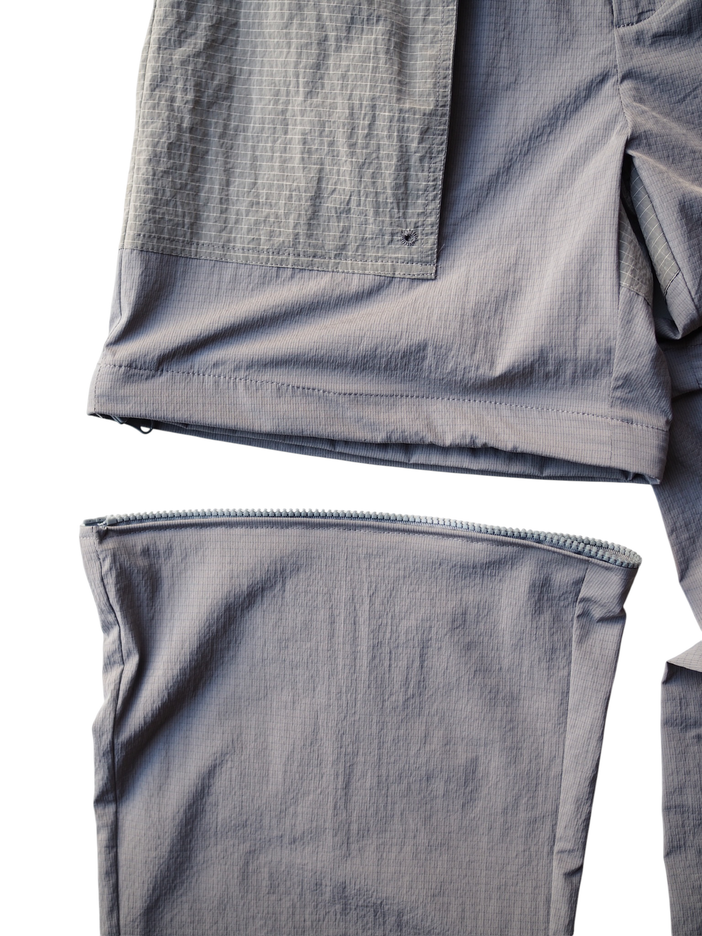 doorman store / Nylon Mesh Convertible Pants (Grey)