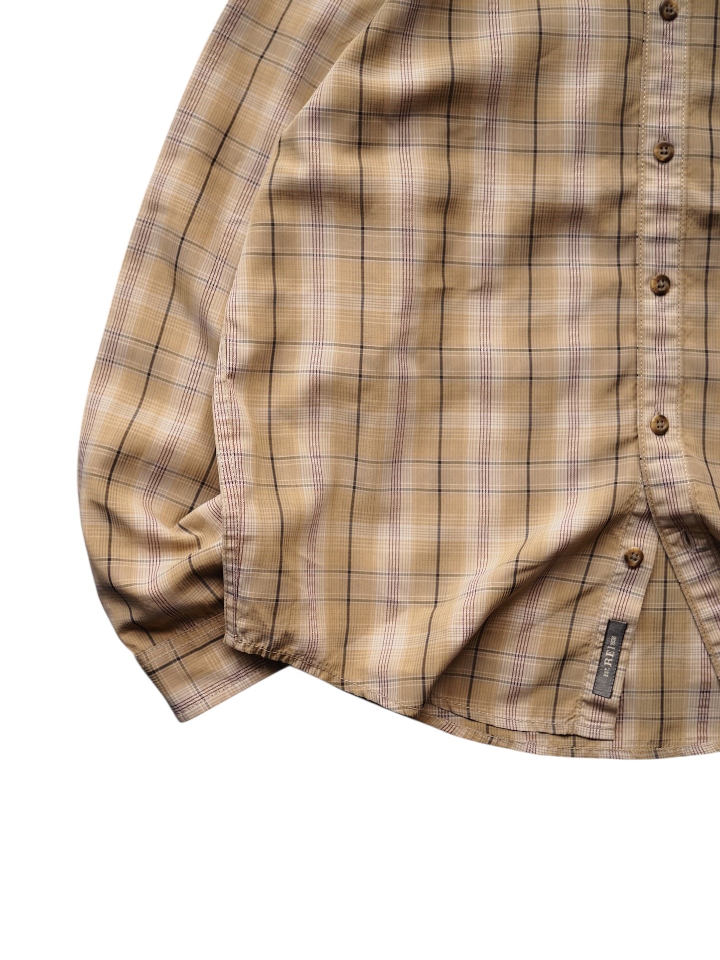 REI / Polyester/Polynosic Check Shirt