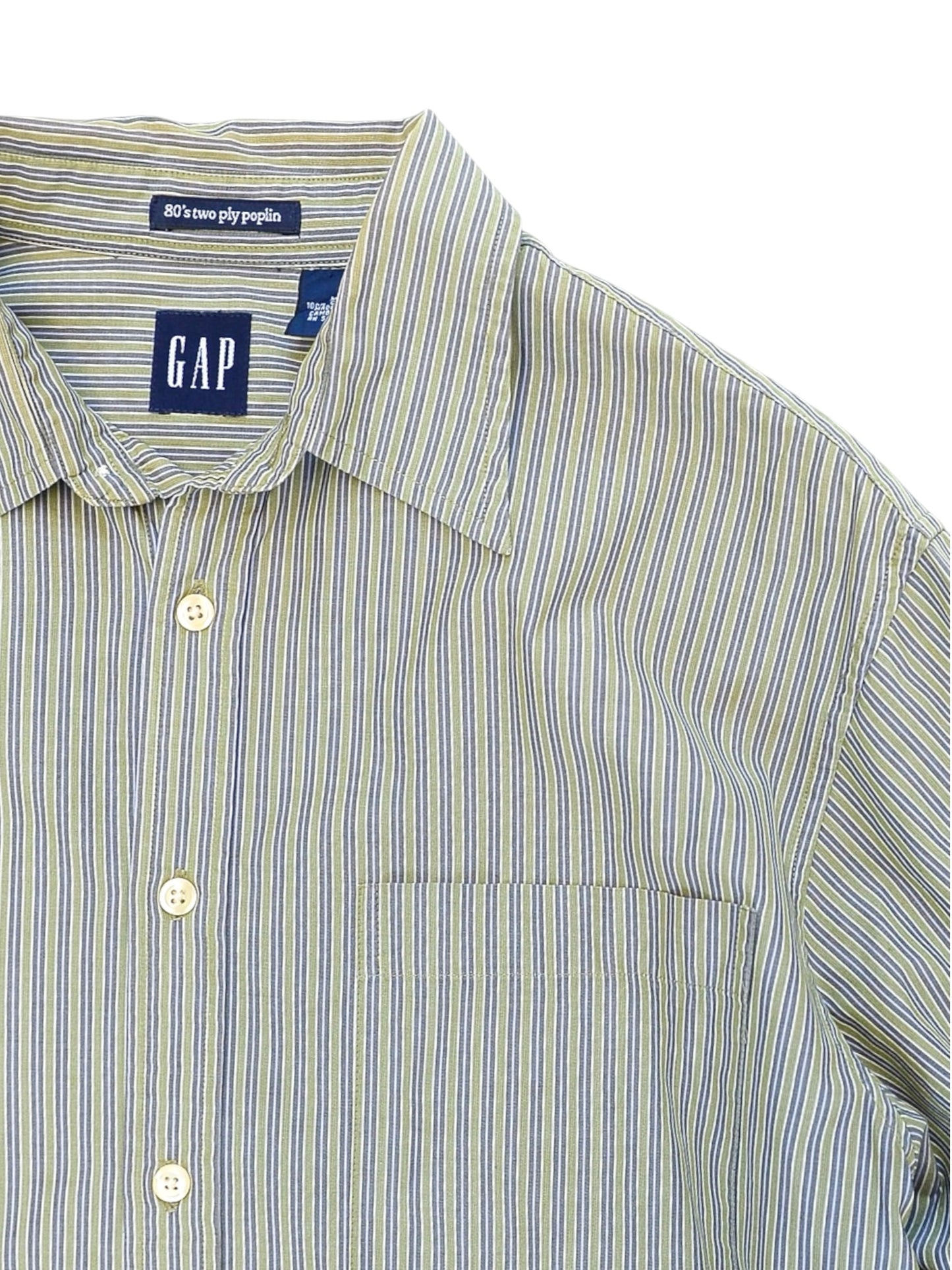 GAP / 90's Stripe Poplin L/S Shirt