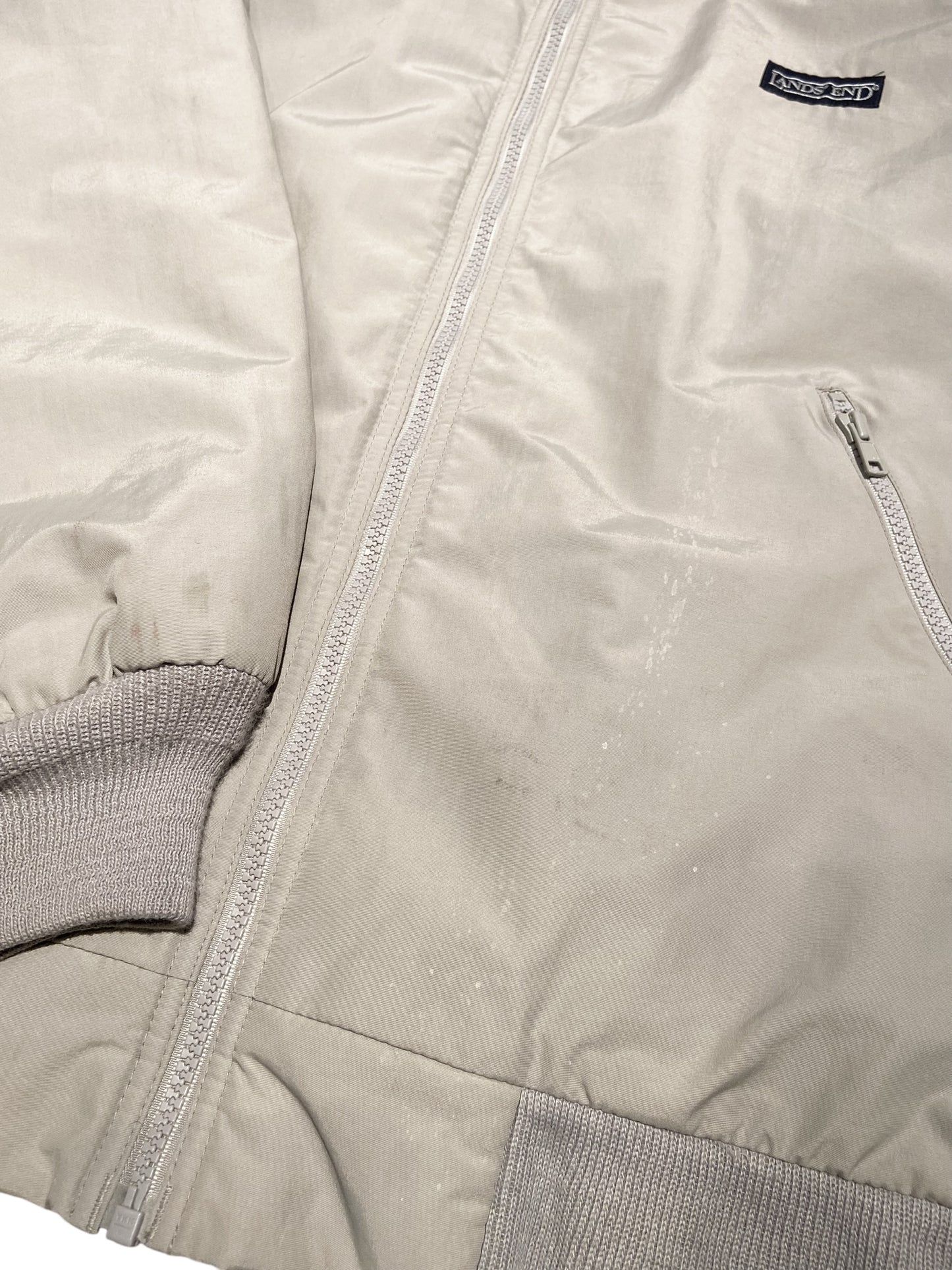 LANDS' END / Fleece Lined Nylon Jacket