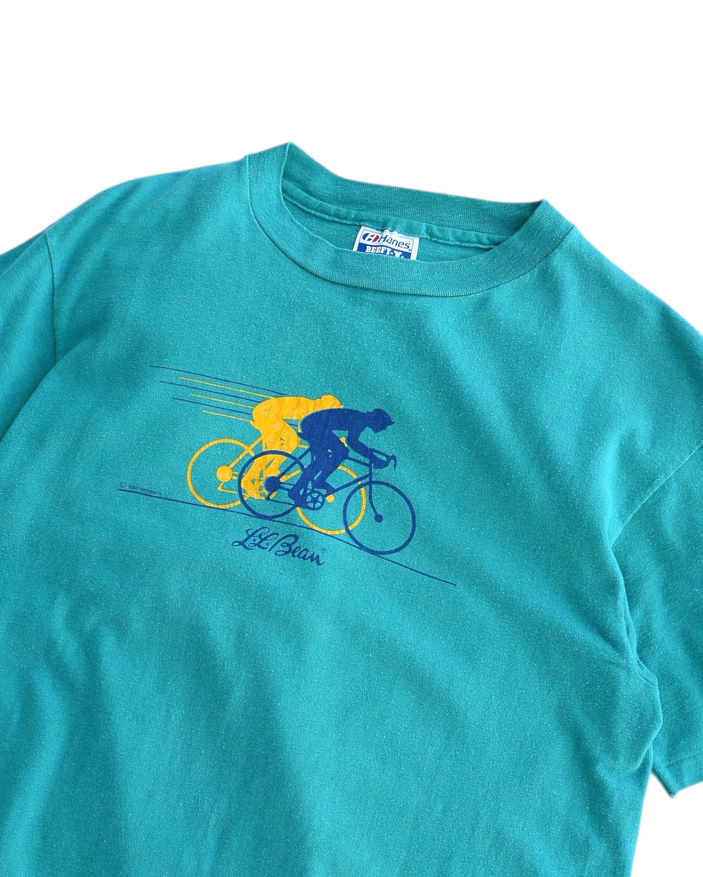 L.L.Bean / 80's Harbourside Graphics Print T-Shirt