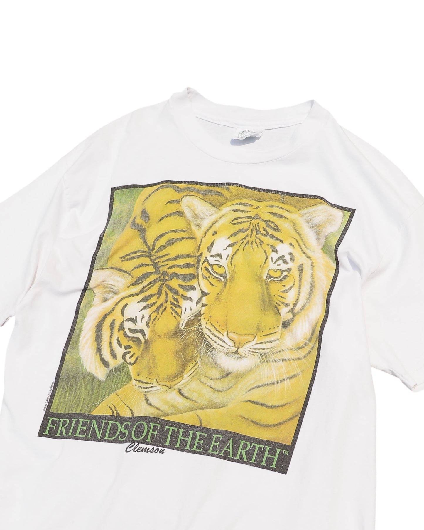 90's Carolee Merrill Tiger Print T-Shirt
