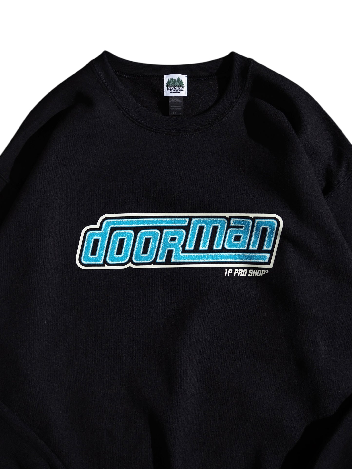 doorman store / Space Logo Sweat (BLACK)
